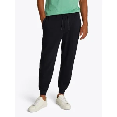 Afbeelding van Tommy Hilfiger Global Stripe Cuffed LEG Joggers Trainingsbroek, Heren, Maat: XXL, Desert sky