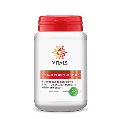 Afbeelding van 2x Vitals Ultra Pure EPA/DHA 700mg 60 softgels