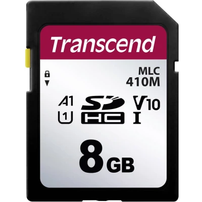 Afbeelding van Transcend TS8GSDC410M SD kaart Industrial 8 GB Class 10 UHS I