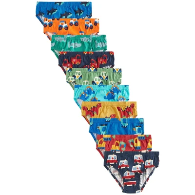 Afbeelding van Next 10 PACK Standard Slip voor kinderen, Maat: 104, Bright primary print