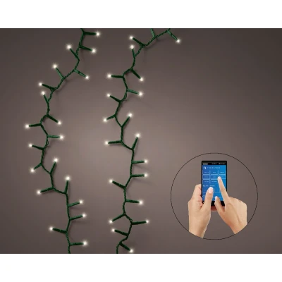 Afbeelding van Slimme Kerstboomverlichting LED met app warm wit 11M 500 lampjes