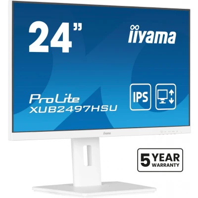 Afbeelding van iiyama Monitor XUB2497HSU W2 23.8&quot;, IPS, 1920 x 1080/100Hz, 1H1DP, HEEFT