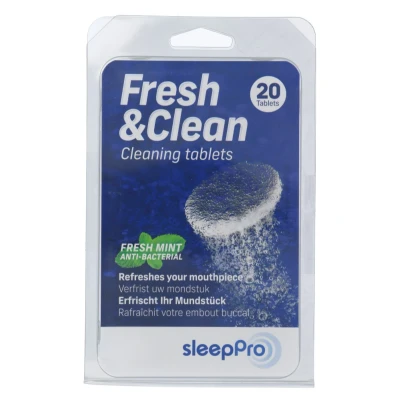 Afbeelding van Sleeppro Fresh &amp; clean reinigingstabletten 20 stuks