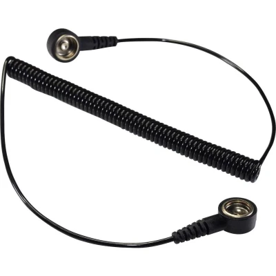 Afbeelding van TRU COMPONENTS SpKL 4 183 KK ESD aardingskabel 1.83 m Drukknop mm, mm