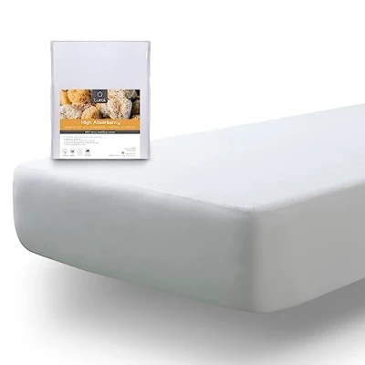 Afbeelding van Tural Matrasbeschermer 90x200 cm Waterdicht en Ademend Ultra absorberend Gecertificeerd Oeko Tex Badstof