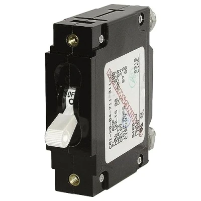 Afbeelding van Blue Sea Systems 7355 C serie witte tuimelschakelaar enkelpolige 30A stroomonderbreker