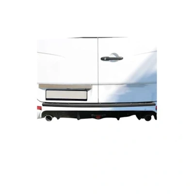 Afbeelding van OMAC Bumperbescherming bumper compatibel met Mercedes Sprinter W907 2018 2024, acryl, zwart