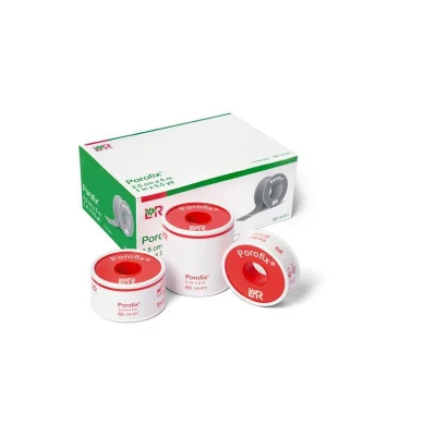 Afbeelding van Porofix Hechtpleister 5m X 1.25cm Latexvrij, 18 stuks