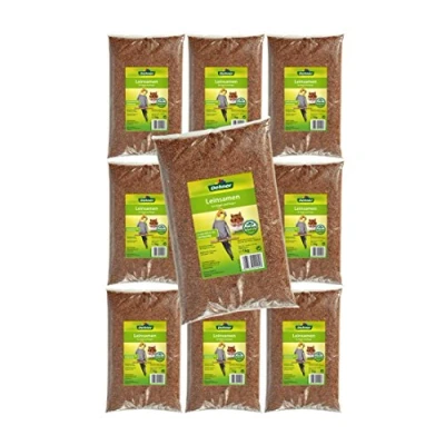 Afbeelding van Dehner Vogel en knaagdiervoer, lijnzaad, 10 x 1 kg (10 kg)