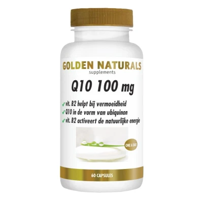Afbeelding van Gratis Verzending: 2x Golden Naturals Q10 100mg 60 vegacapsules