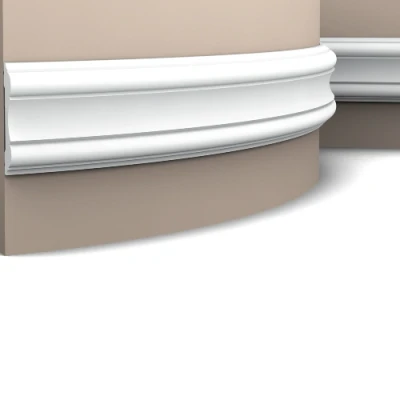 Afbeelding van Orac P8040F wandlijst 200x10.1x2.2 cm klassieke flexibele afwerking voor wand en plafond