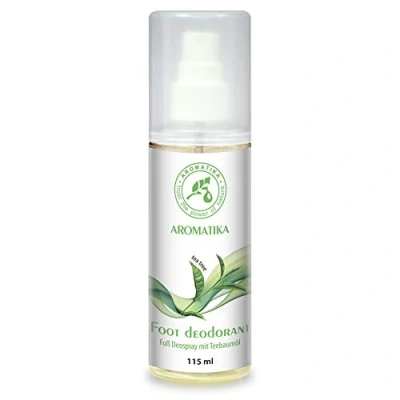 Afbeelding van Voetspray 115ml 100% Natuurlijke Theeboomolie en Pepermuntolie Voetdeodorant Voetdeodorantspray Tegen Zweetvoeten Shoenen Deo Voetgeur Anti Geur Spray Voettranspiratie