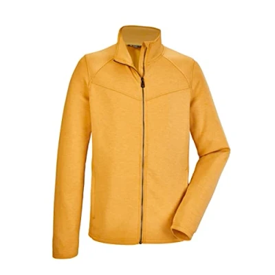 Afbeelding van killtec Men&#039;s Stretchjack met opstaande kraag/fleecejack KOS 72 MN FLX JCKT, dark yellow, XL, 39137 000