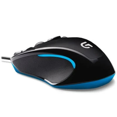 Afbeelding van Logitech gamingmuis G300S, USB, zwart optisch, 2500 dpi, 9 knoppen, retail