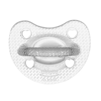 Afbeelding van Chicco PhysioForma Fopspeenband Luxe, fopspeen van siliconen, 6 16 maanden, zacht en rubber, ondersteunt de fysiologische ademhaling bevordert juiste ontwikkeling mond, 2 stuks,