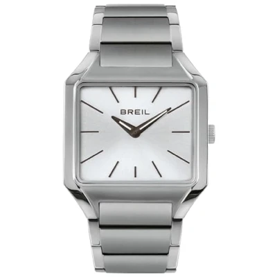 Afbeelding van Breil THE B Horloge, Heren, Maat: One Size, Acciaio argento