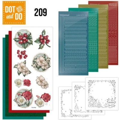 Afbeelding van Dot and Do 209 Amy Design Winterflowers