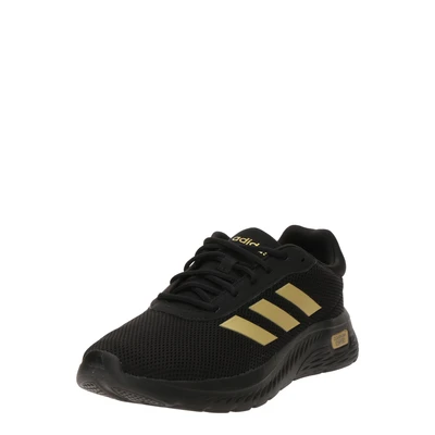 Afbeelding van adidas Dames CLOUDFOAM COMFY SHOES, core black/gold met./core black, 41 1/3 EU
