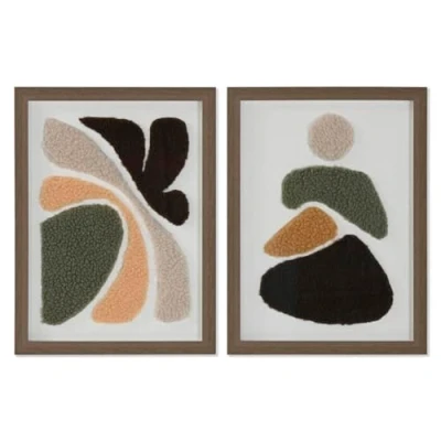 Afbeelding van Schilderij Home ESPRIT Abstract Stads 30 x 2,5 40 cm (2 Stuks)
