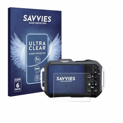 Afbeelding van Savvies Screenprotector voor Ricoh Pentax WG 1000 Folie Beschermfolie transparant (6 Stuks)