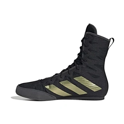 Afbeelding van Adidas Box Hog 4 Boksschoenen Zwart met goud 38