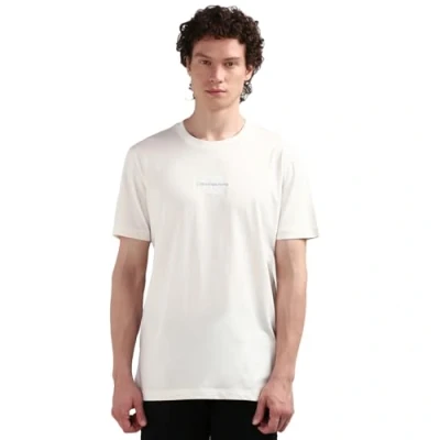 Afbeelding van Calvin Klein Jeans Monologo TEE Tshirt print, Heren, Maat: 4XL, Ivory