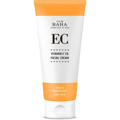Afbeelding van Cos de BAHA Vitamine E Healing Day Cream Healthy Skin Tocopheryl Acetate 5% with Niacinamide EC Large Size 120 ml Facial Anti Aging Heals and Repairs + Optimal Health for Face Korean K Beauty Huidverzorging