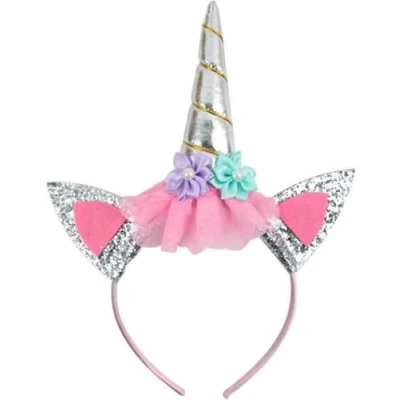 Afbeelding van CHPN Eenhoorn Diadeem Unicorn Kinderdiadeem Feestje Verkleedfeestje haarband