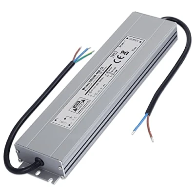 Afbeelding van VARICART LED transformator 12V, voeding 230V op 12V 150 W 12,5A, IP67 waterdichte transformator, ultrasmal constante spanning driver adapter, laagspanningstransformator voor verlichting