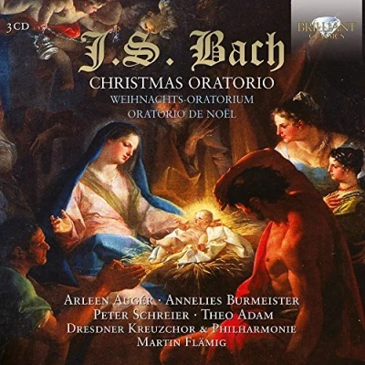 Afbeelding van Arleen Auger, Peter Schreier J.S. Bach, Christmas Oratorio (3 CD)
