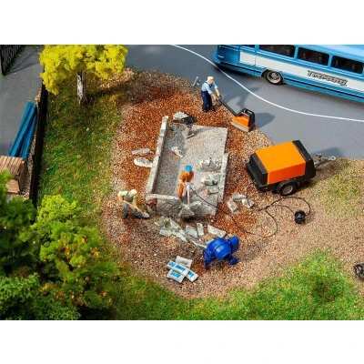 Afbeelding van Faller Construction machine set FA180344 modelbouwsets, hobbybouwspeelgoed voor kinderen, modelverf en accessoires