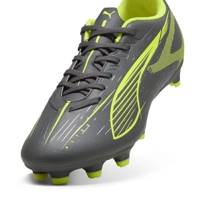 Afbeelding van Puma Ultra 5 lay FG/AG senior voetbalschoenen zwart/geel/zilver