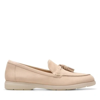 Afbeelding van Clarks Narini Edge instappers voor dames, Zand suède, 6.5 UK, Suede, 40 EU