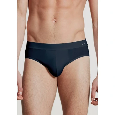 Afbeelding van Calida Herenslips Cotton Code Brief Donkerblauw katoen Small Heren