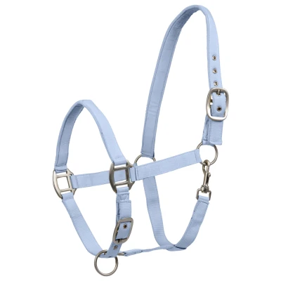 Afbeelding van Waldhausen Perlon Satin Halster Lichtblauw Cob