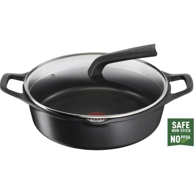 Afbeelding van Kookpot met Deksel Tefal E2497244 Zwart Ø 28 cm