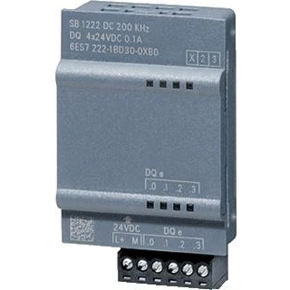 Afbeelding van Siemens simatic s7 1200 digital output sb 1222 4dq 24vdc 200khz 6es7222 1bd30 0xb0