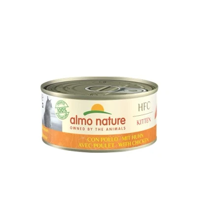 Afbeelding van Almo Nature HFC Kitten kip natvoer kat (150 g) 12 x 150 g