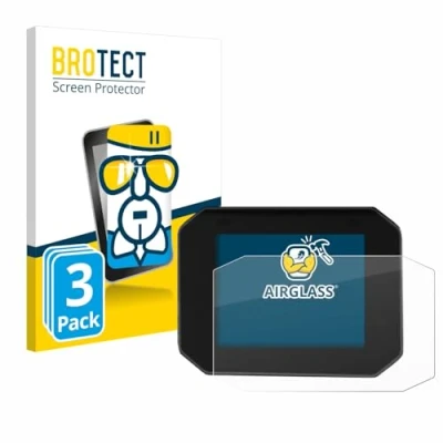 Afbeelding van BROTECT Screenprotector voor Moto Guzzi Stelvio 2024 Folie Beschermfolie Beschermglas transparant (3 Stuks)