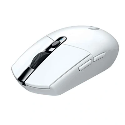 Afbeelding van Logitech G305 Lightspeed Draadloze Gaming Muis, HERO sensor, 12.000DPI, lichtgewicht, 6 Programmeerbare Knoppen, batterijduur 250 uur, on board geheugen, PC/Mac Wit (Duitse verpakking)