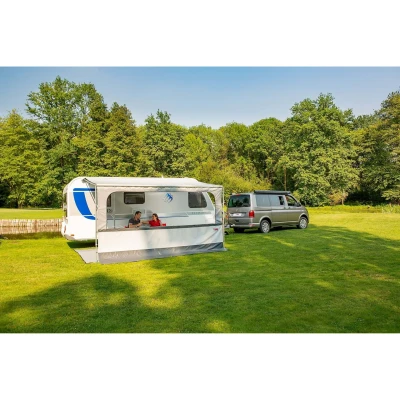 Afbeelding van Fiamma Blocker Pro Front 325 Voorwand Grijs Luifels Accessoires