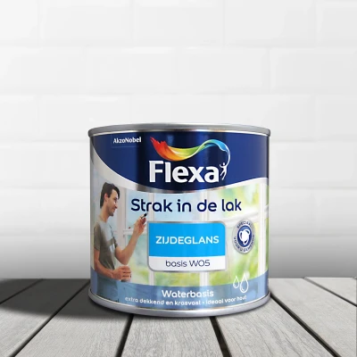Afbeelding van Flexa Strak in de Lak Binnenlak Zijdeglans 1 liter Mengbaar