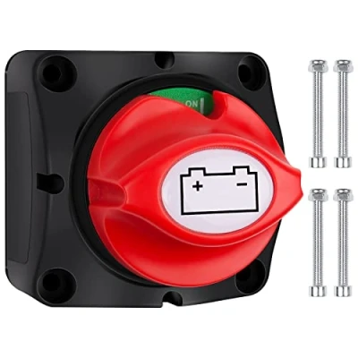 Afbeelding van Bolatus Circuit batterij 12 V 24 48 uitsnijding 1 2 Both OFF, Master Switch 275 A batterijschakelaar voor jacht, boot, vrachtwagen, bus, auto, motorfiets