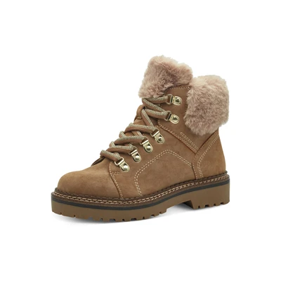 Afbeelding van Tamaris Snowboots, Dames, Maat: 42, Camel Leer