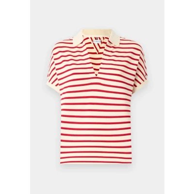 Afbeelding van Tommy Hilfiger Tshirt print Calico/primary red, Dames, Maat: XS, red