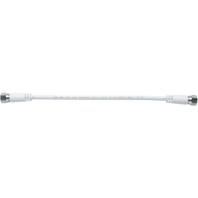 Afbeelding van Axing Antenne, Satelliet Aansluitkabel [1x F stekker 1x stekker] 0.50 m 85 dB Wit