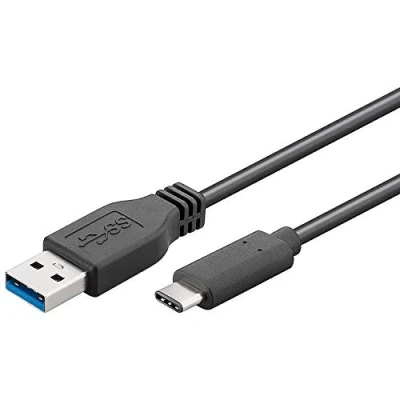 Afbeelding van PremiumCord USB C naar 3.0 verbindingskabel 0,5 m, tot 5 Gbit/s, 3.0/3.1 SuperSpeed datakabel, 3.1 type stekker A stekker, 3x afgeschermd, kleur zwart, lengte m