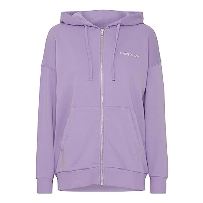 Afbeelding van Thejoggconcept Safine Sweater met rits, Dames, Maat: XS, Sunlit allium