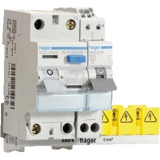 Afbeelding van Hager Vision combinatie 1 ALS 2P 40A 30 mA + eindgroep