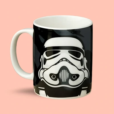 Afbeelding van Mok The Original Stormtrooper Zwart&amp;Wit Porselein 300ml